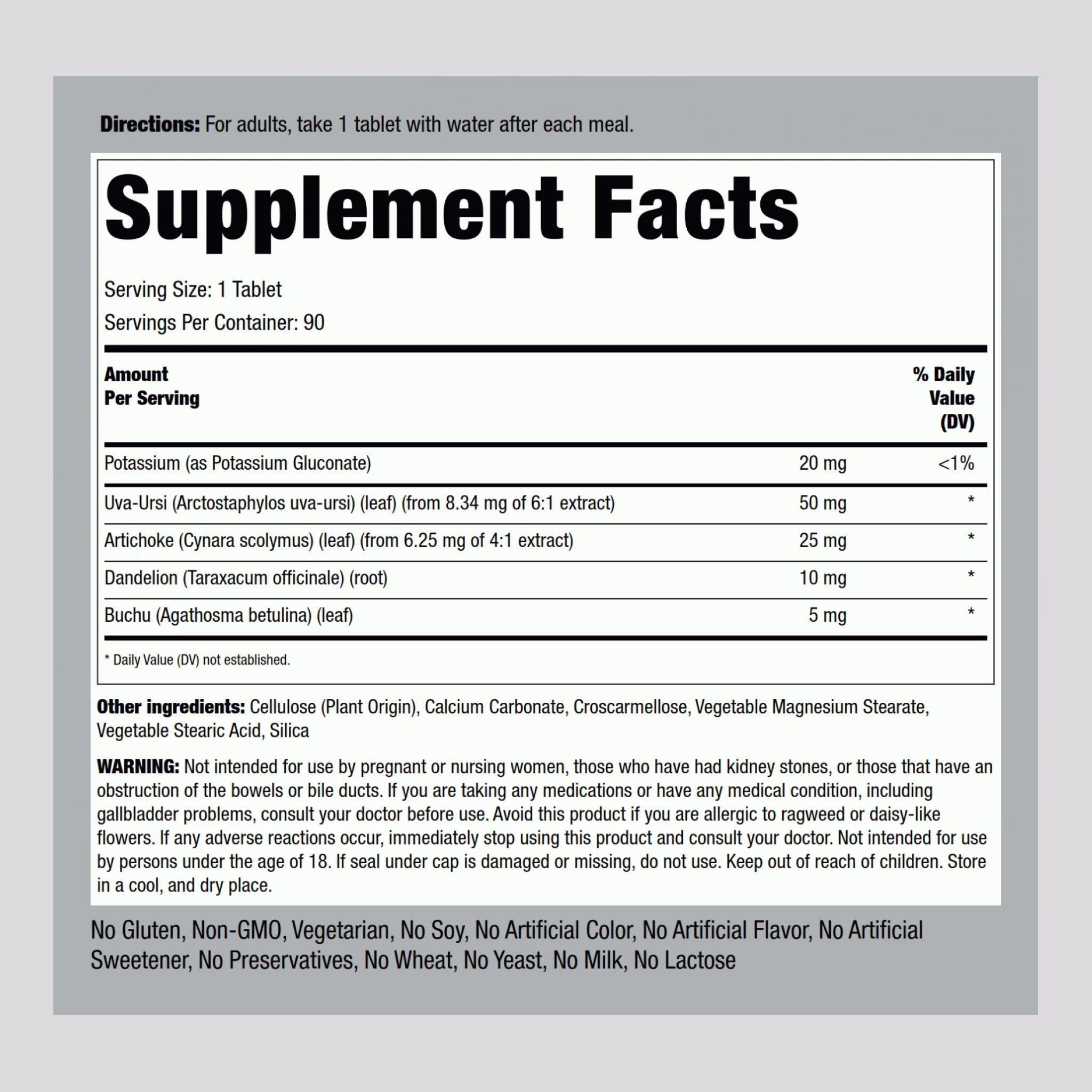 Super Strength Water Pill, 90 Tablets - Image 2