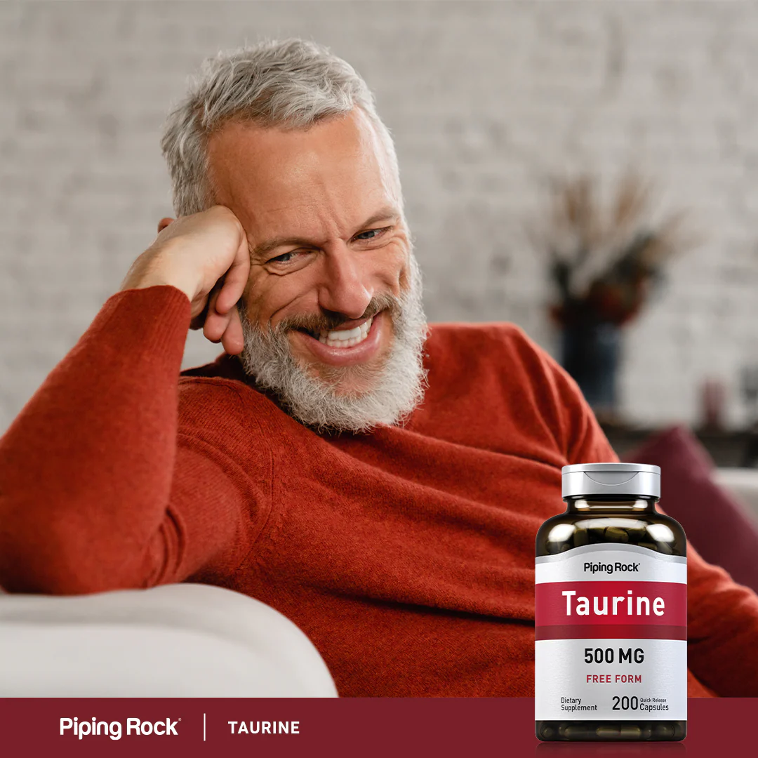 Taurine, 500 mg, 200 Quick Release Capsules, 2  Bottles - Image 7