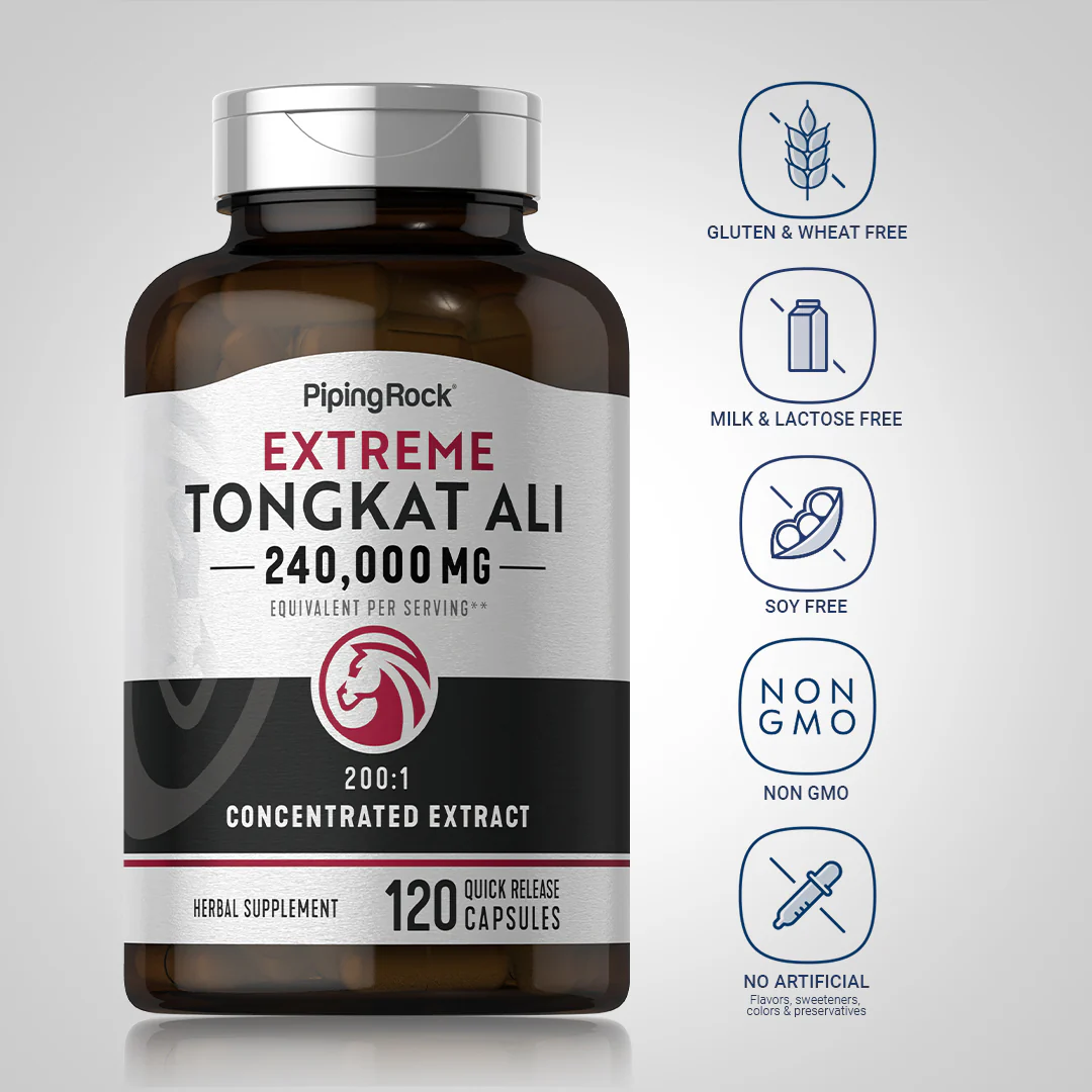 Tongkat Ali Longjack, 1200 mg (per serving), 120 Quick Release Capsules - Image 5