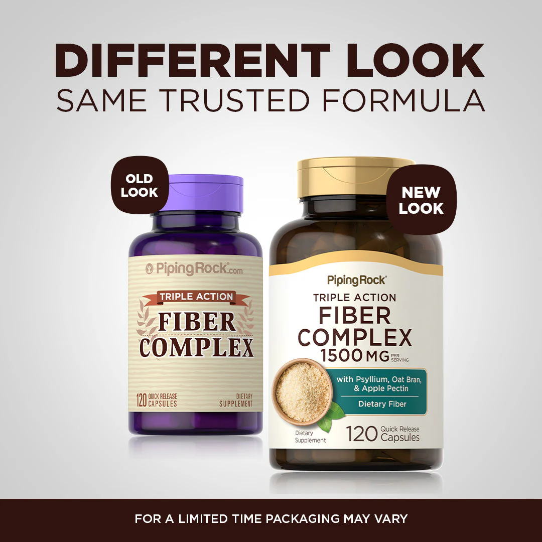 Triple Action Fiber Complex, 120 Quick Release Capsules - Image 4