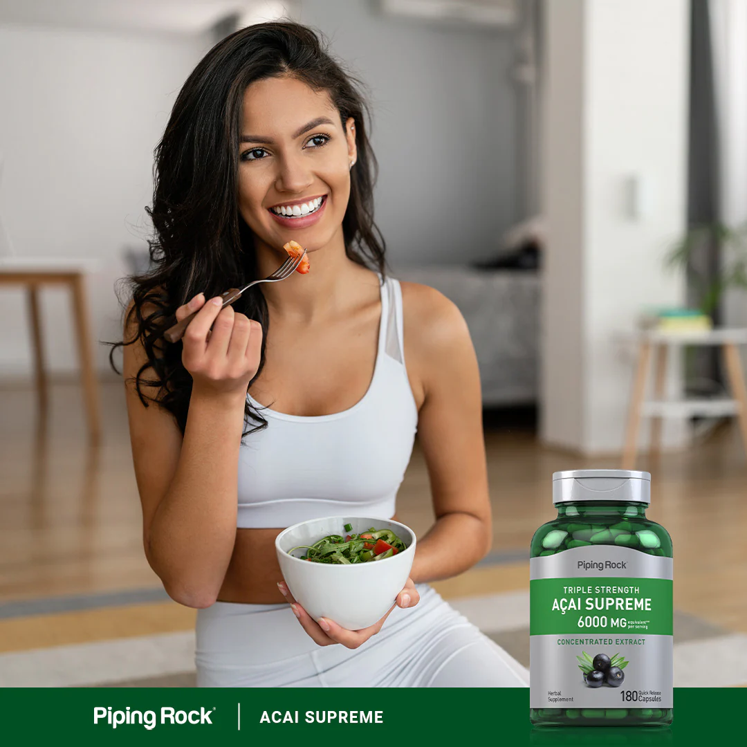 Triple Strength Acai Supreme, 6000 mg (per serving), 180 Quick Release Capsules - Image 7