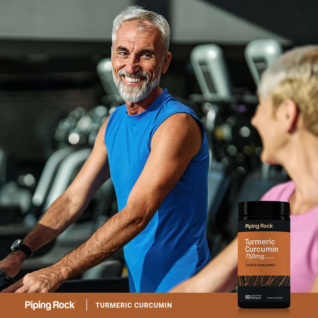 Turmeric Curcumin Plus Coq10 and Astaxanthin, 750 mg, 60 Quick Release Softgels, 2  Bottles - Image 6