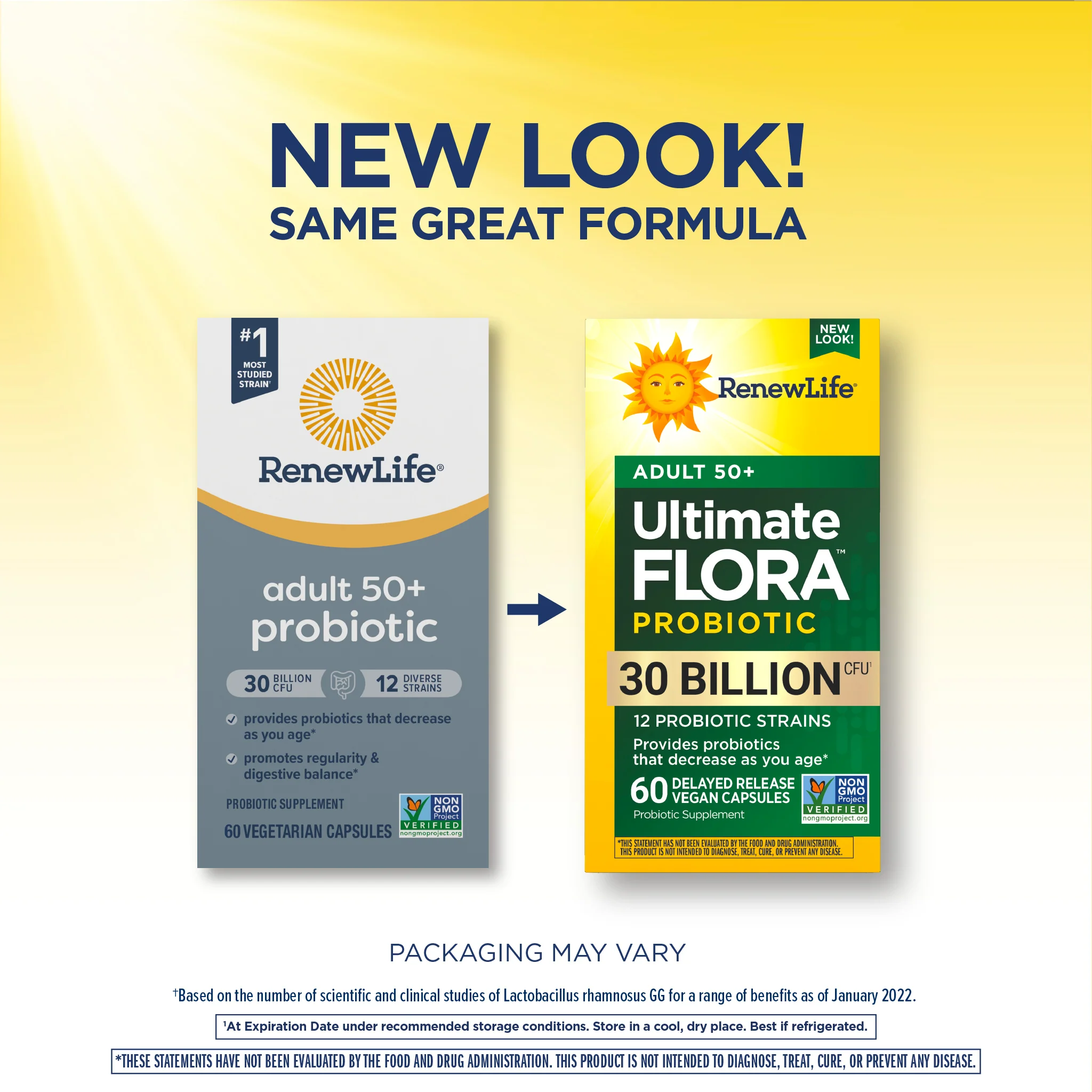 Ultimate Flora 50+ Probiotic 30 Billion, 60 Delayed Release Vegan Caps - Image 4