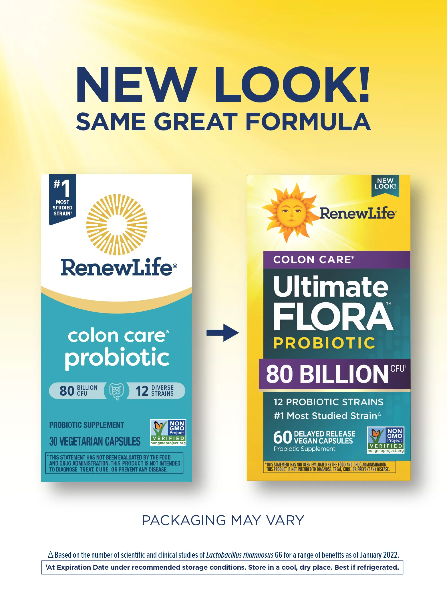Ultimate Flora Colon Care Probiotic 80 Billion, 60 Delayed Release Vegan Caps - Image 4