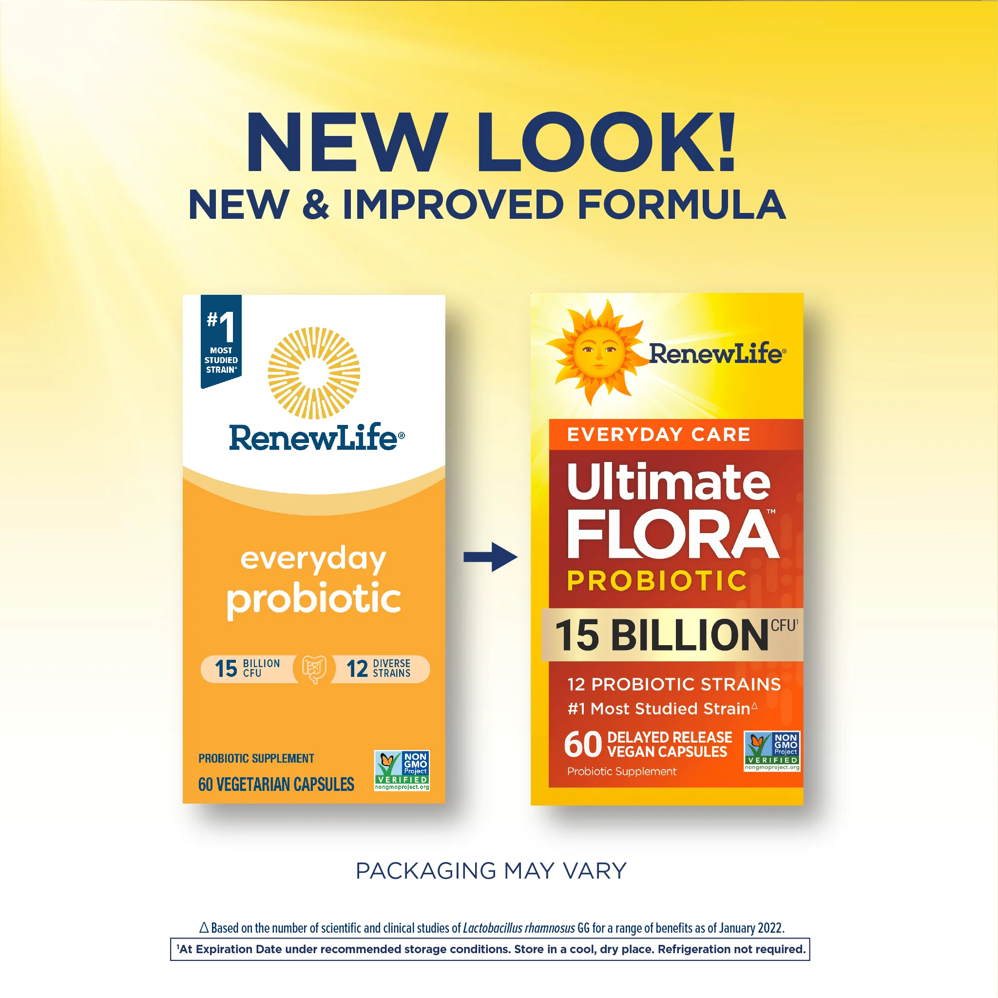 Ultimate Flora Everyday Care Probiotic 15 Billion, 60 Delayed Release Vegan Caps - Image 4