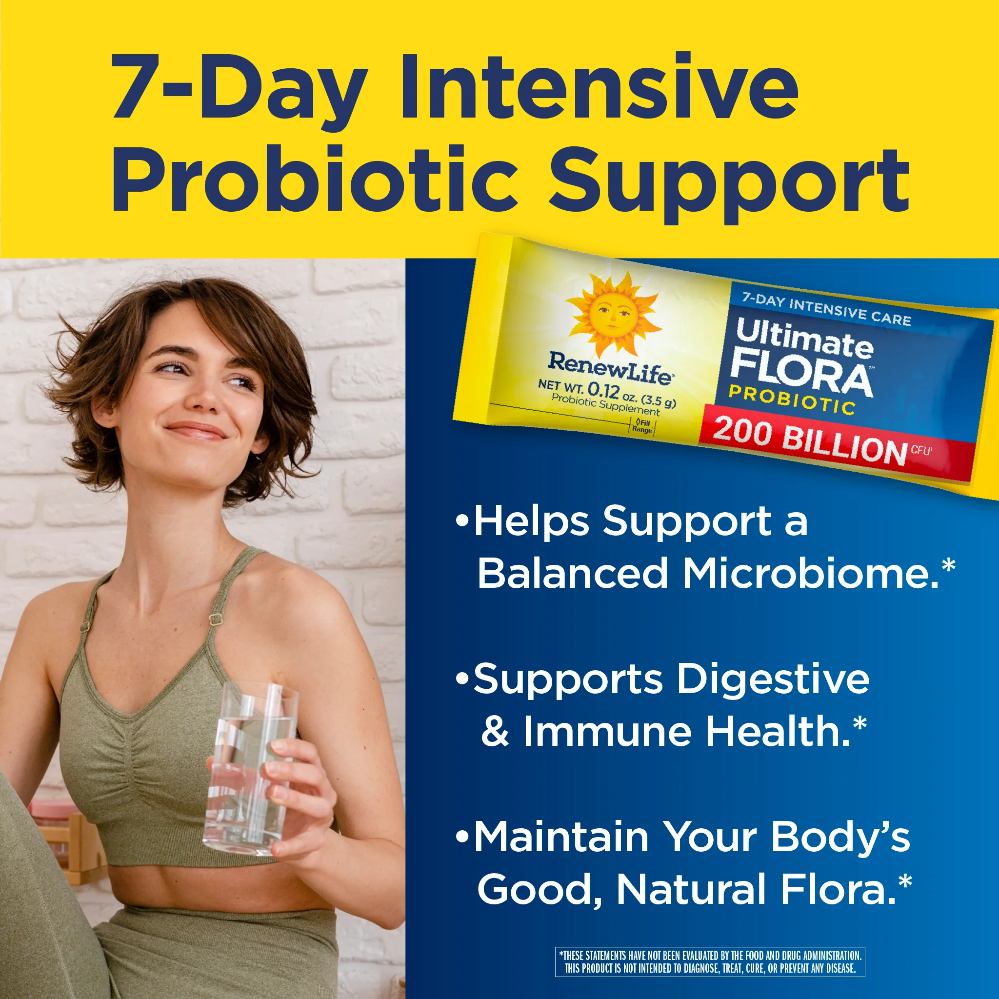 Ultimate Flora Extra Care Probiotic 200 Billion, 7 Stick Packs - Image 4