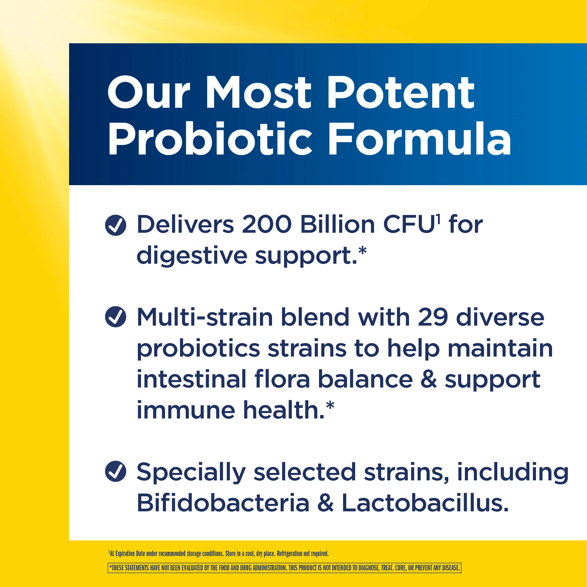 Ultimate Flora Extra Care Probiotic 200 Billion, 7 Stick Packs - Image 5