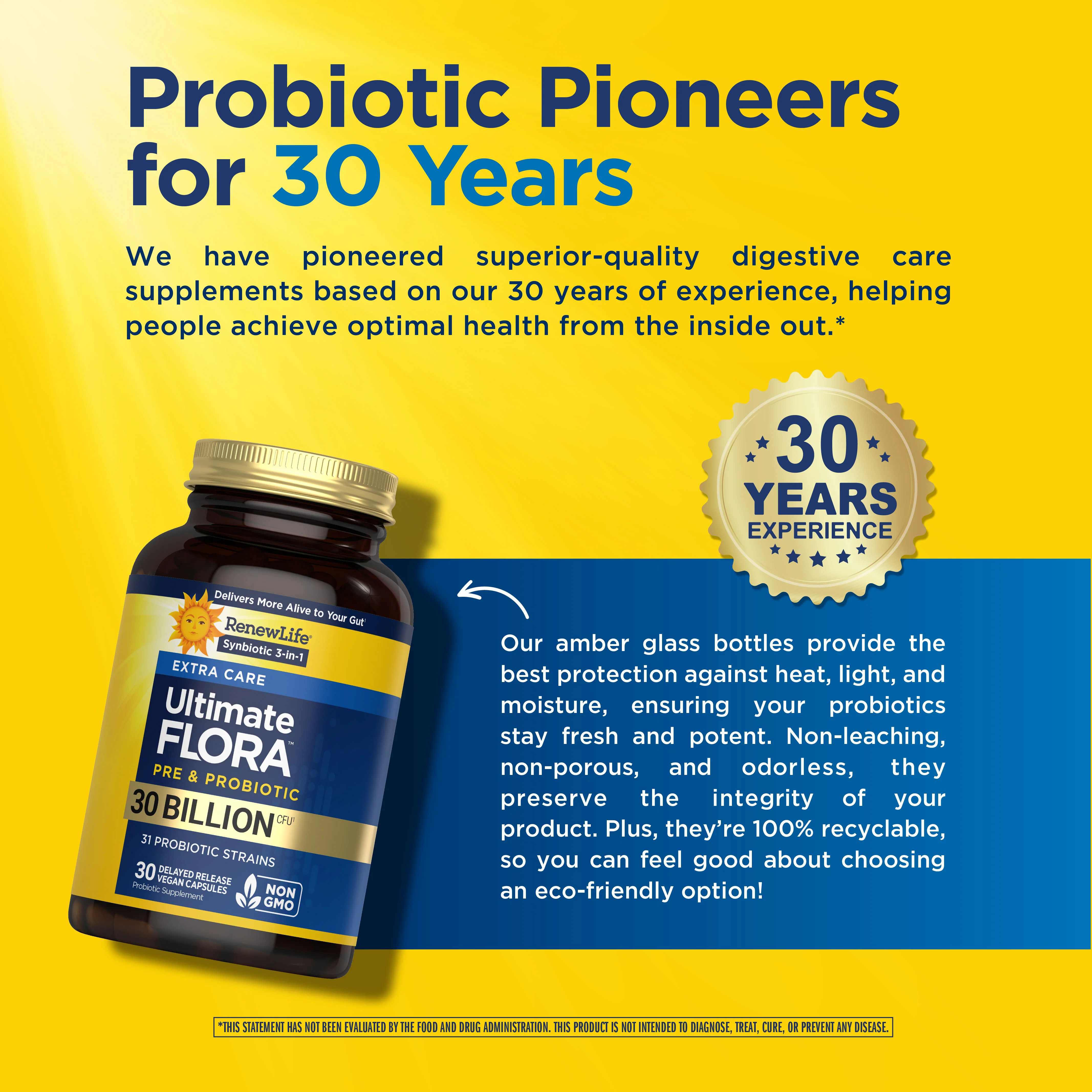 Ultimate Flora Extra Care Probiotic 30 Billion, 30 Delayed Release Vegan Caps - Image 9
