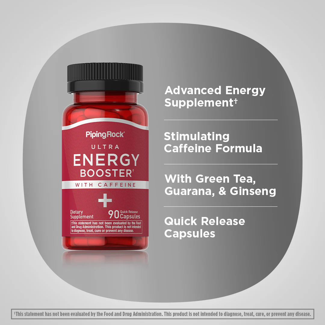 Ultra Energy Booster, 90 Quick Release Capsules - Image 4