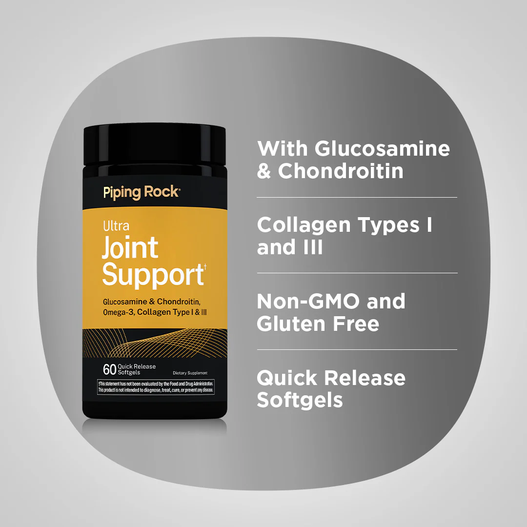 Ultra Joint Support, 60 Quick Release Softgels - Image 3