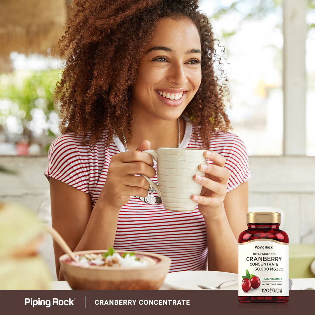 Ultra Triple Strength Cranberry Plus C, 30,000 mg (per serving), 120 Quick Release Capsules, 2  Bottles - Image 7