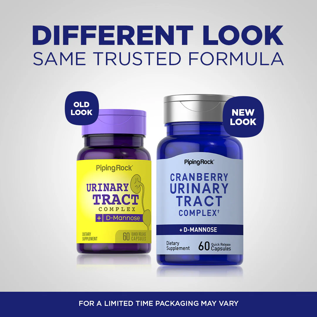 Urinary Tract Complex + D-Mannose & Cranberry, 60 Quick Release Capsules, 2  Bottles - Image 3