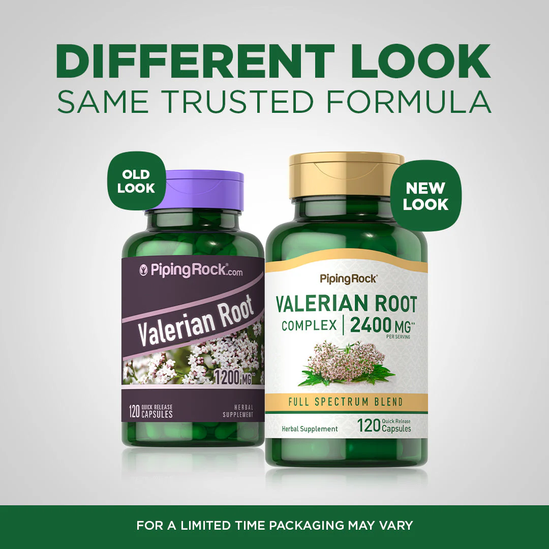 Valerian Root, 2400 mg, 120 Quick Release Capsules, 2  Bottles - Image 4