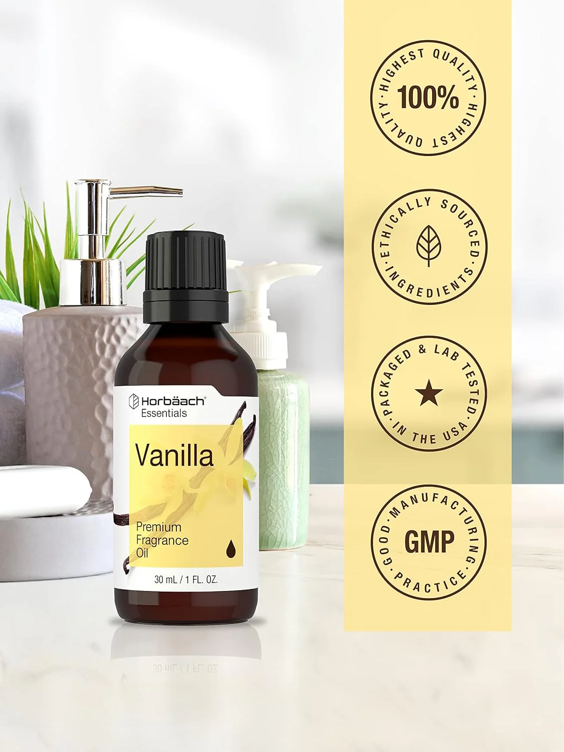 Vanilla Premium Fragrance Oil, 1 fl oz (30 mL) Dropper Bottle - Image 6