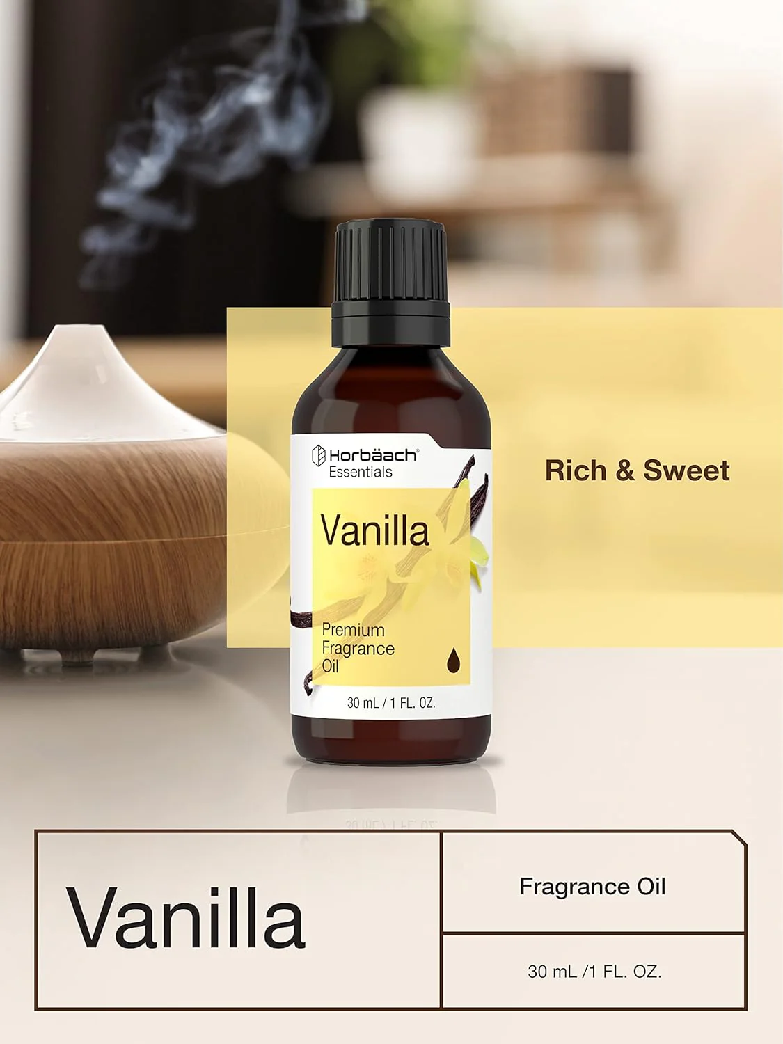 Vanilla Premium Fragrance Oil, 1 fl oz (30 mL) Dropper Bottle - Image 7