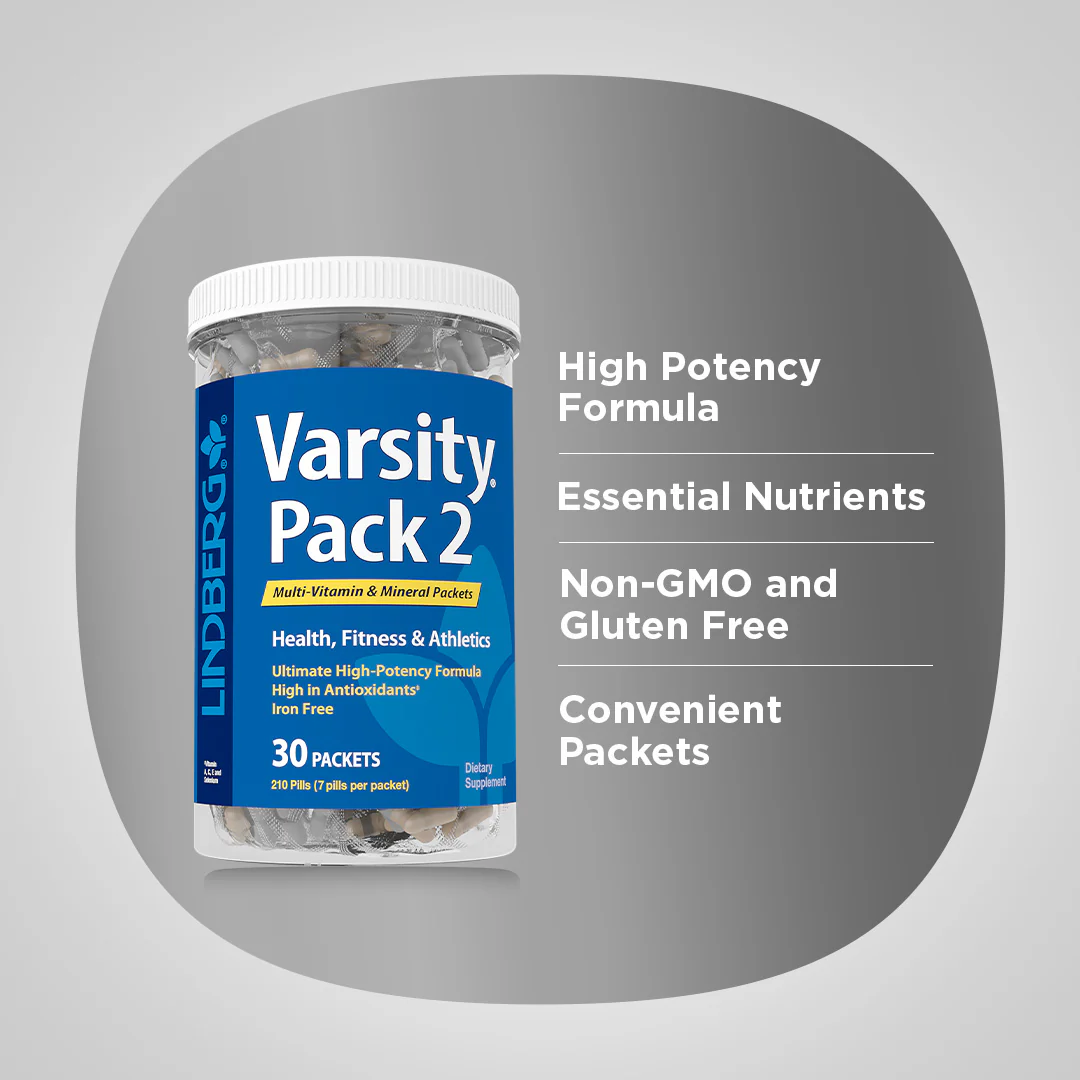 Varsity Pack 2 (Multi-Vitamin & Mineral), 30 Packets - Image 4