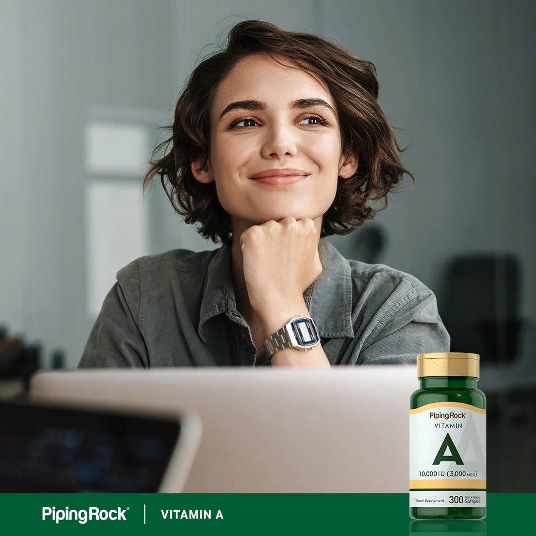 Vitamin A, 10,000 IU, 300 Quick Release Softgels - Image 7