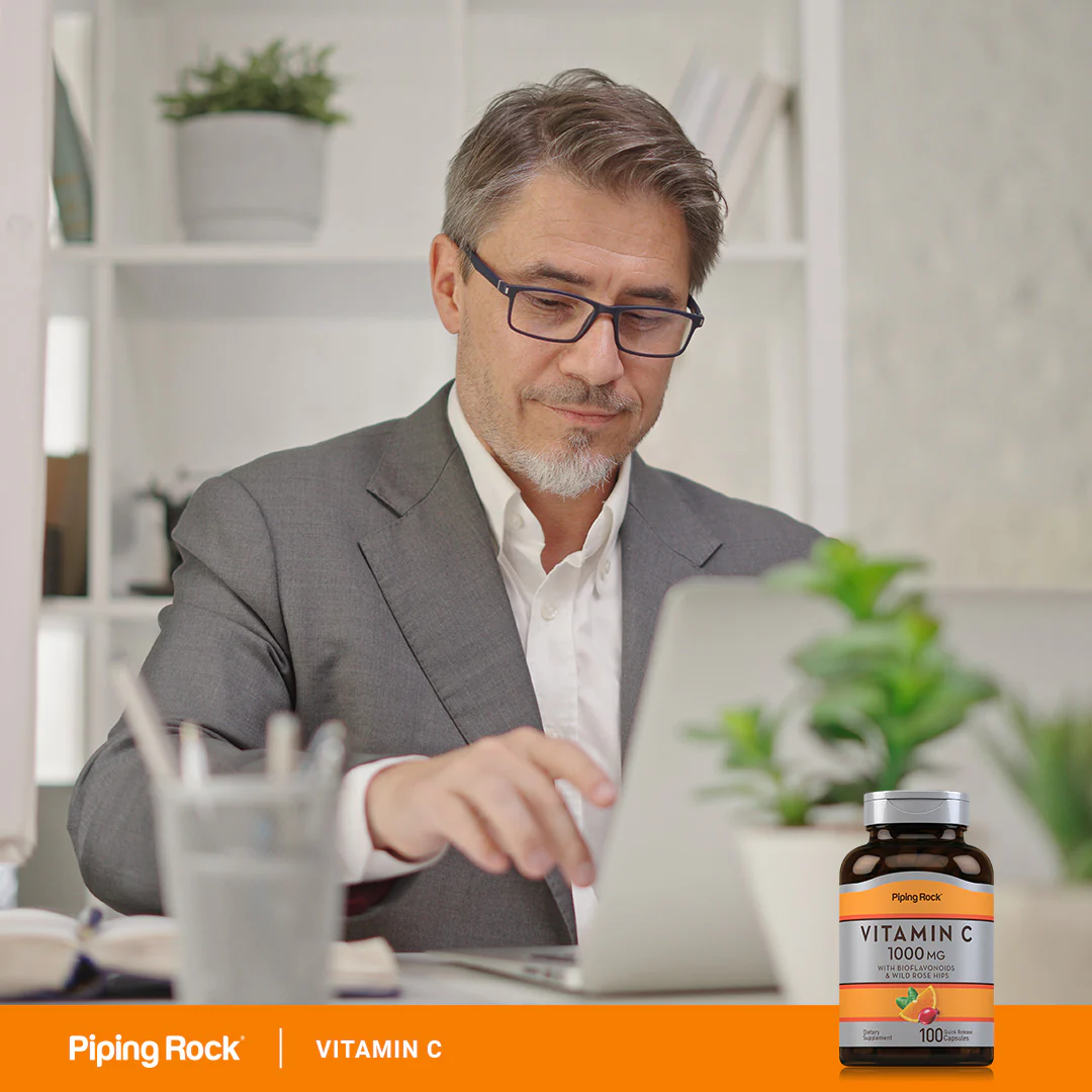 Vitamin C 1000 mg with Bioflavonoids & Rose Hips, 100 Quick Release Capsules - Image 7