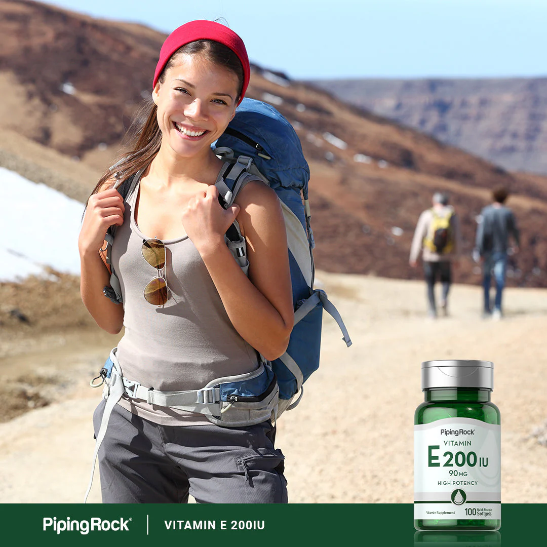 Vitamin E, 200 IU, 100 Quick Release Softgels - Image 7