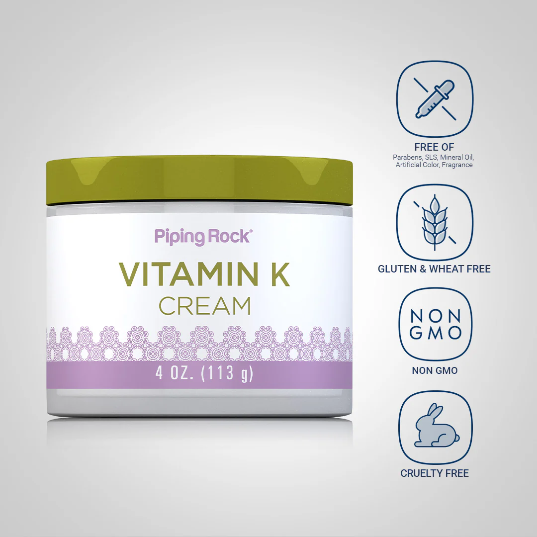 Vitamin K Cream, 4 oz (113 g) Jar - Image 4