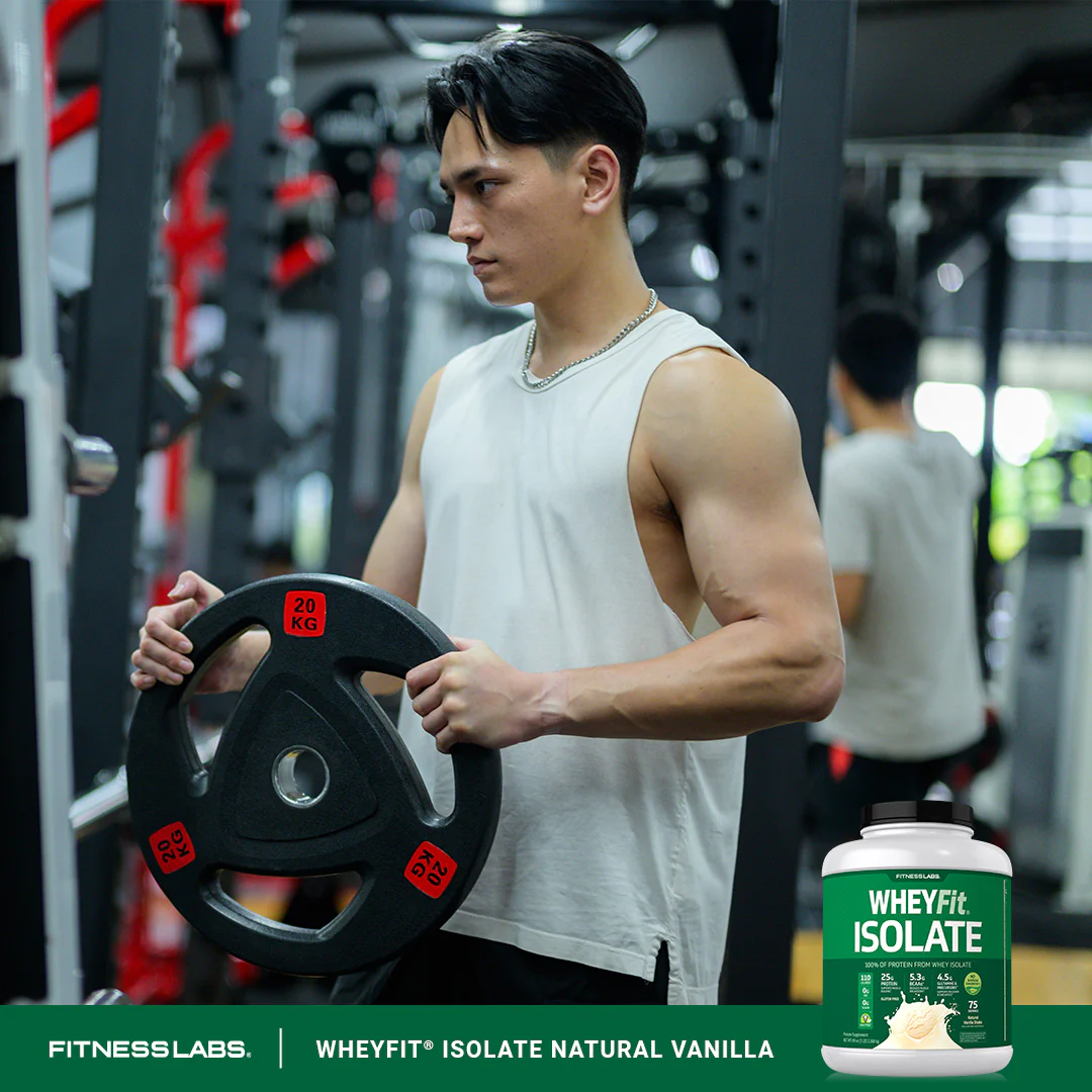 Whey Protein Isolate WheyFit (Natural Vanilla Breeze), 5 lb (2.268 kg) Bottle - Image 6