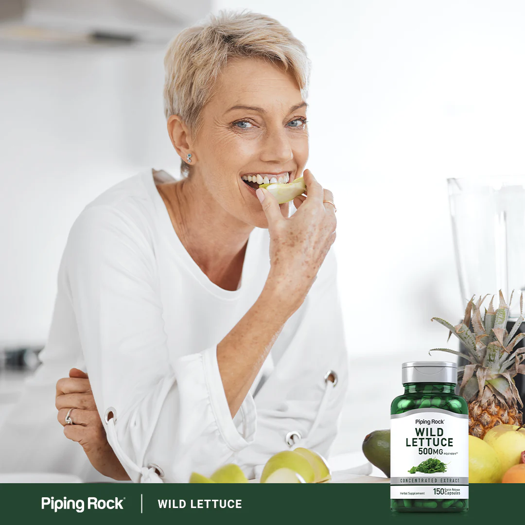 Wild Lettuce, 500 mg, 150 Quick Release Capsules, 2  Bottles - Image 7