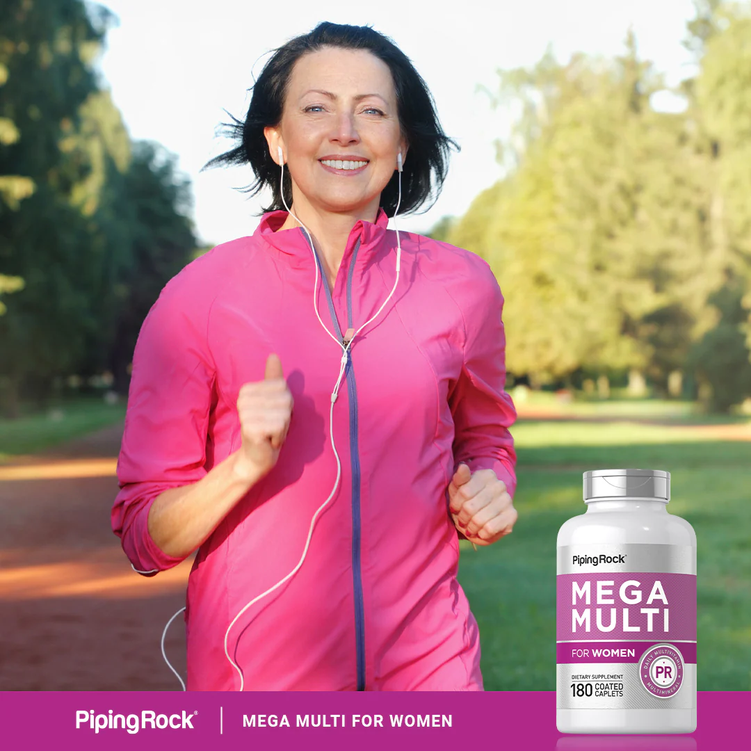 Women's Mega Multi, 180 Coated Caplets, 2  Bottles - Image 6