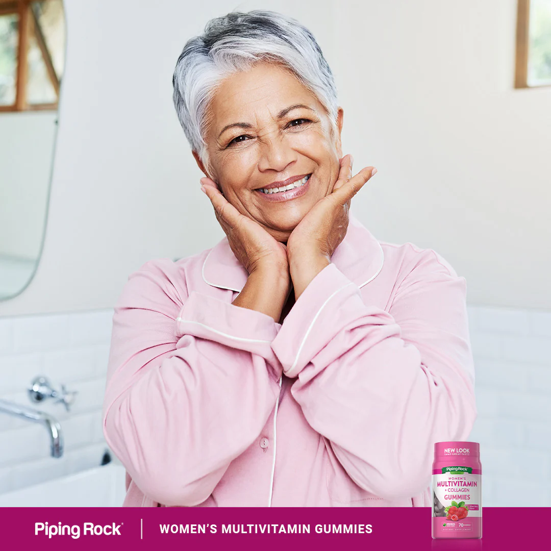 Women's Multivitamin + Collagen (Natural Mixed Berry), 70 Gummies, 2  Bottles - Image 6