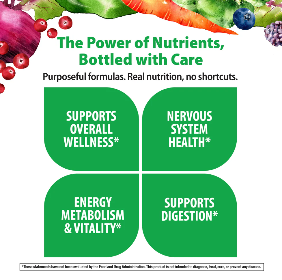 Women's One 50+ plus Real Food Nutrients, 150 Vegetarian Caplets - Image 5