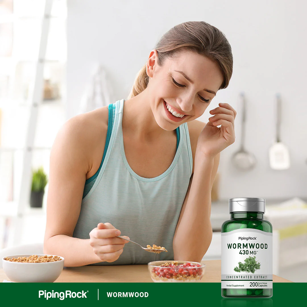 Wormwood (Artemisia annua), 430 mg, 200 Quick Release Capsules - Image 7