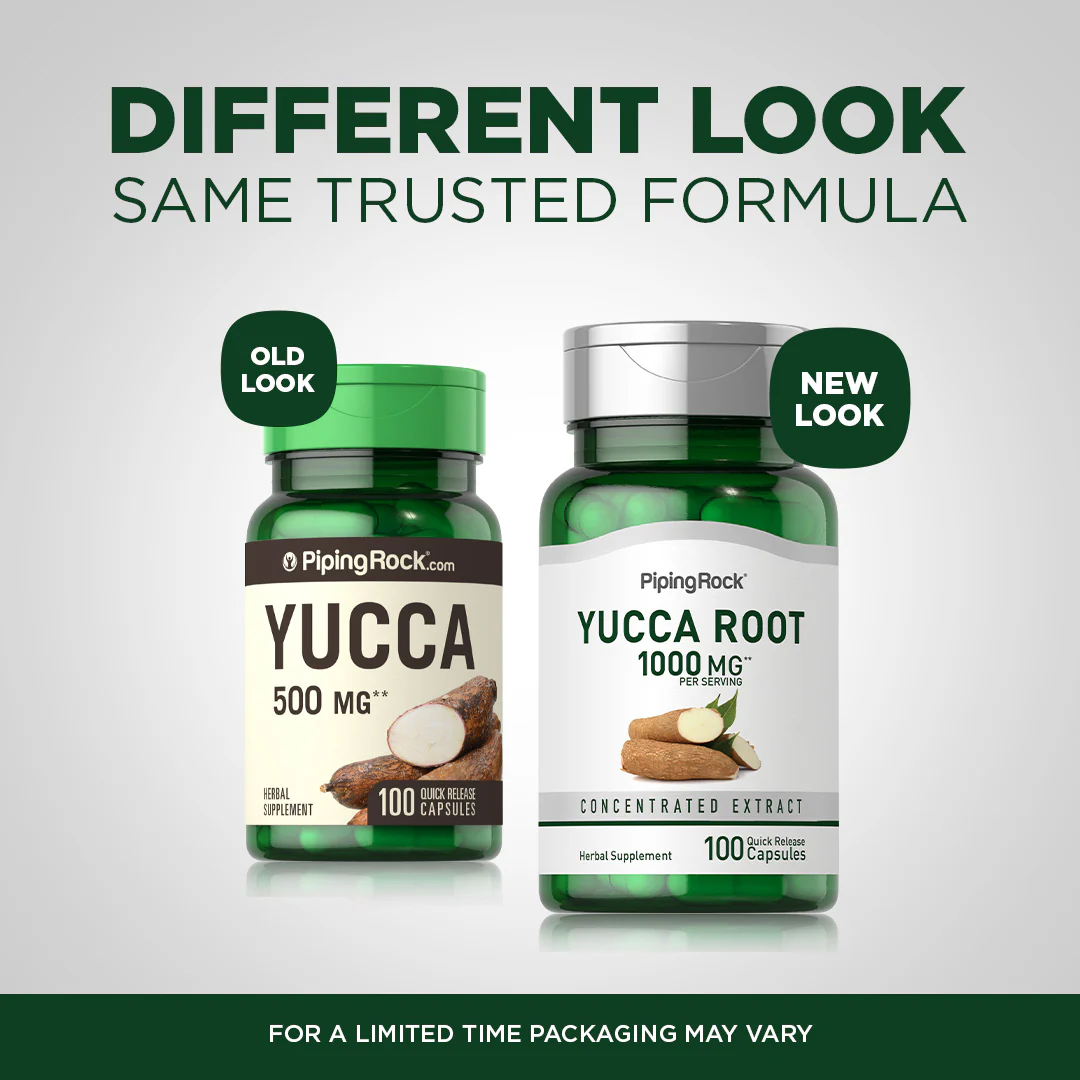 Yucca Root, 1000 mg (per serving), 100 Quick Release Capsules - Image 4