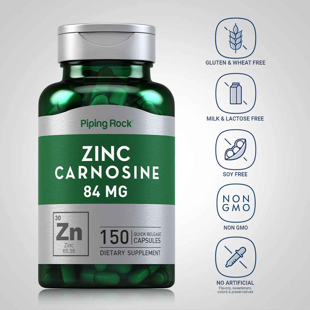 Zinc Carnosine, 84 mg, 150 Quick Release Capsules - Image 5